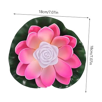 Amazon｜Toyvian 6個 蓮のランプ float garden light 蓮華燈籠